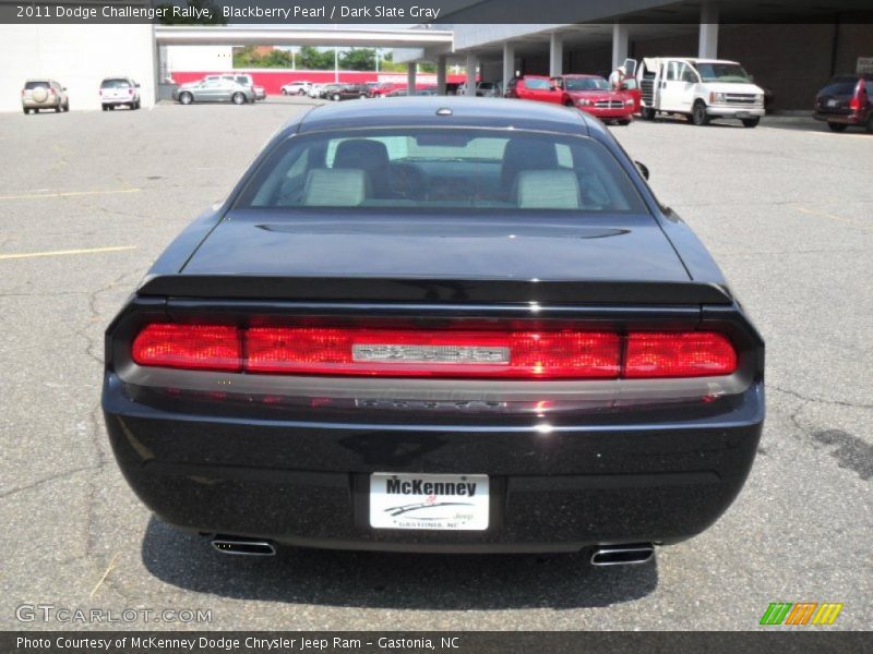 Blackberry Pearl / Dark Slate Gray 2011 Dodge Challenger Rallye
