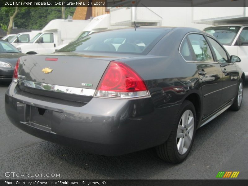 Cyber Gray Metallic / Ebony 2011 Chevrolet Impala LS