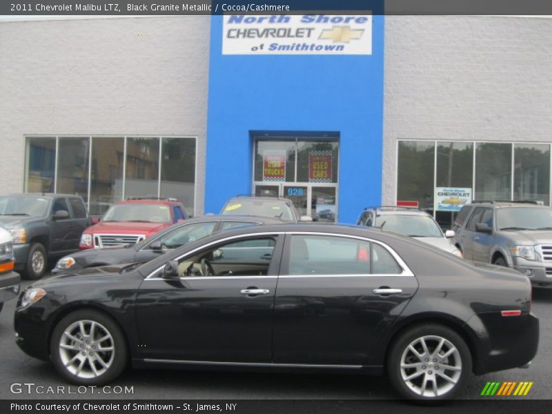 Black Granite Metallic / Cocoa/Cashmere 2011 Chevrolet Malibu LTZ