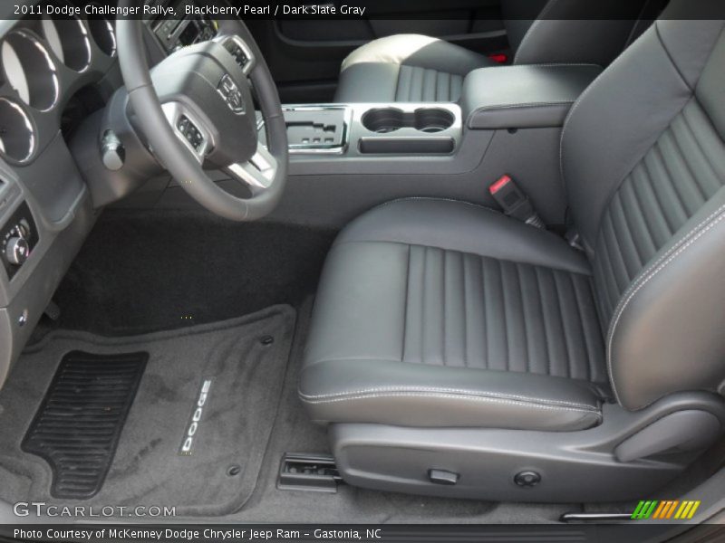 Blackberry Pearl / Dark Slate Gray 2011 Dodge Challenger Rallye