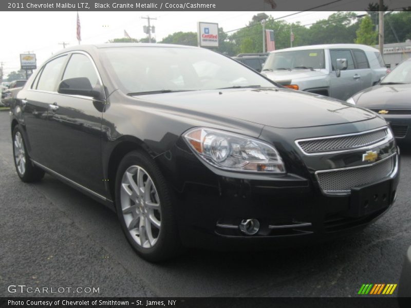 Black Granite Metallic / Cocoa/Cashmere 2011 Chevrolet Malibu LTZ
