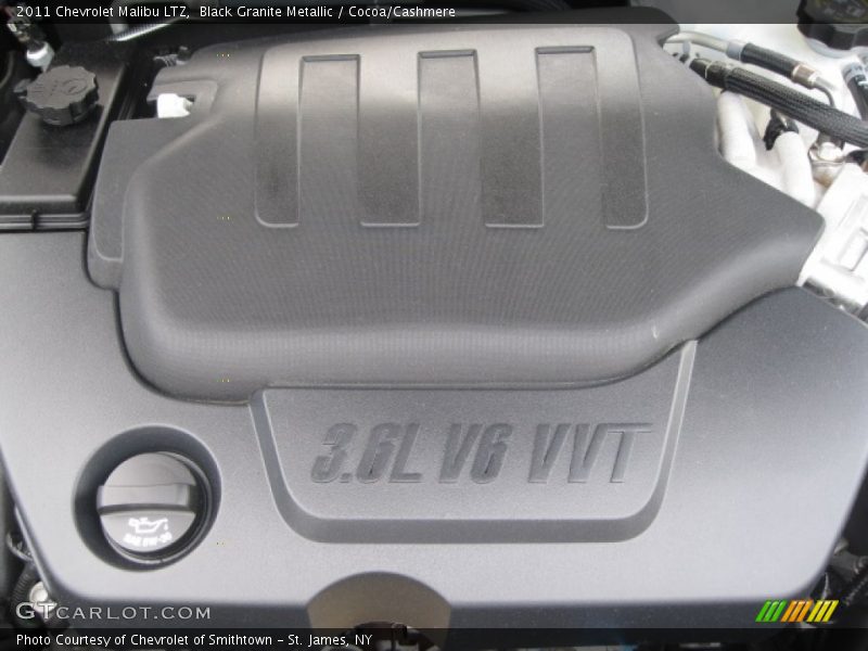 Black Granite Metallic / Cocoa/Cashmere 2011 Chevrolet Malibu LTZ