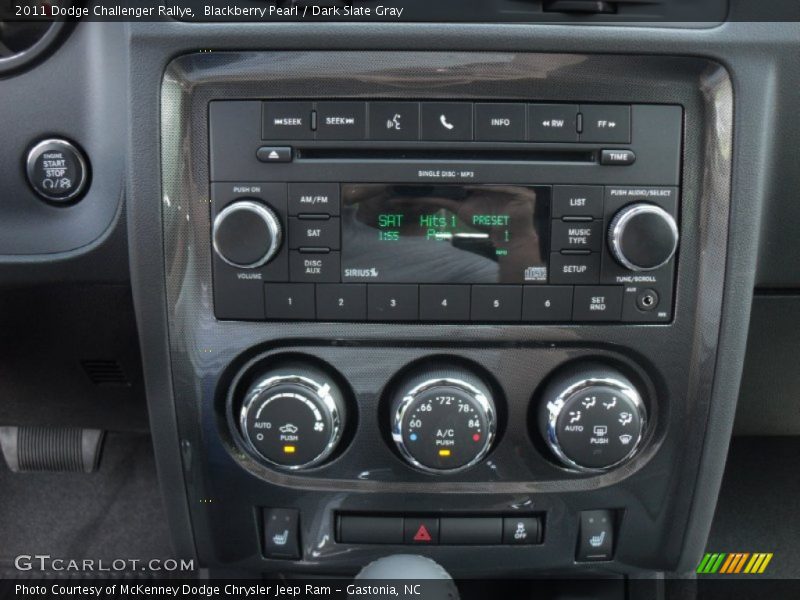 Blackberry Pearl / Dark Slate Gray 2011 Dodge Challenger Rallye