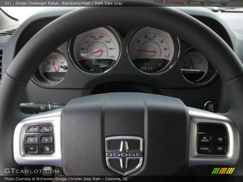 Blackberry Pearl / Dark Slate Gray 2011 Dodge Challenger Rallye