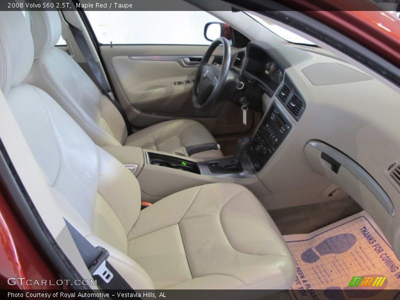 Maple Red / Taupe 2008 Volvo S60 2.5T