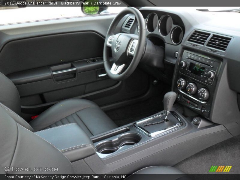 Blackberry Pearl / Dark Slate Gray 2011 Dodge Challenger Rallye