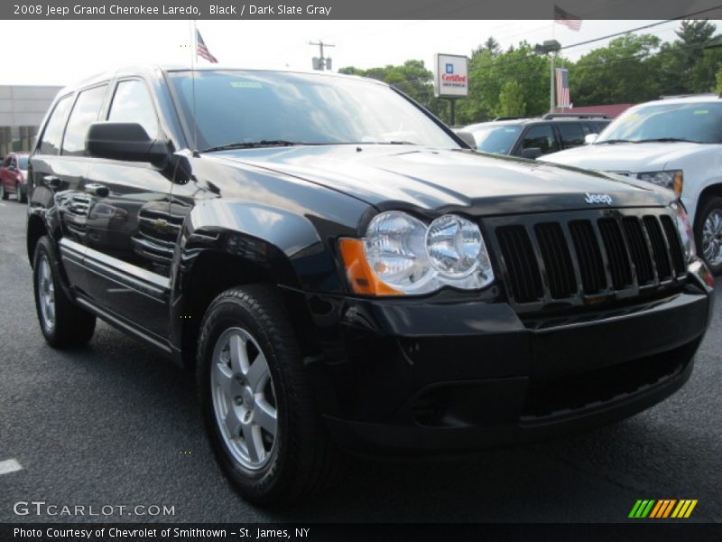 Black / Dark Slate Gray 2008 Jeep Grand Cherokee Laredo