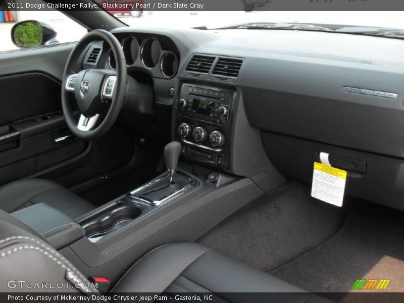 Blackberry Pearl / Dark Slate Gray 2011 Dodge Challenger Rallye