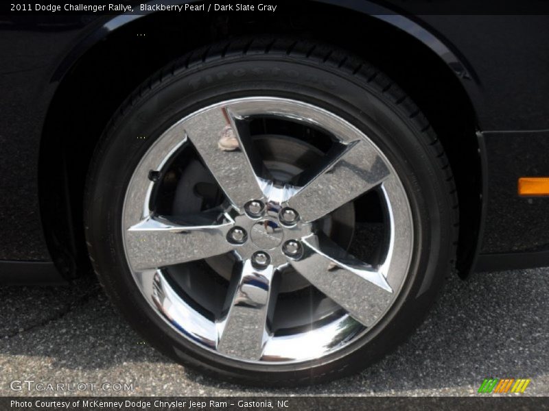 Blackberry Pearl / Dark Slate Gray 2011 Dodge Challenger Rallye