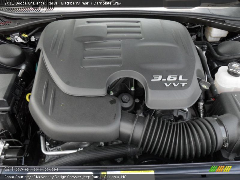 Blackberry Pearl / Dark Slate Gray 2011 Dodge Challenger Rallye