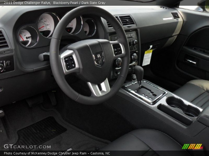 Blackberry Pearl / Dark Slate Gray 2011 Dodge Challenger Rallye