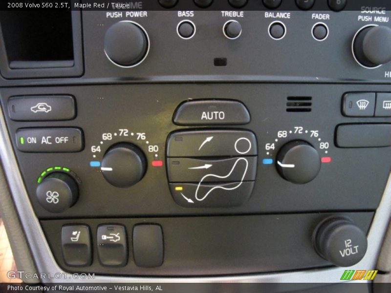 Maple Red / Taupe 2008 Volvo S60 2.5T
