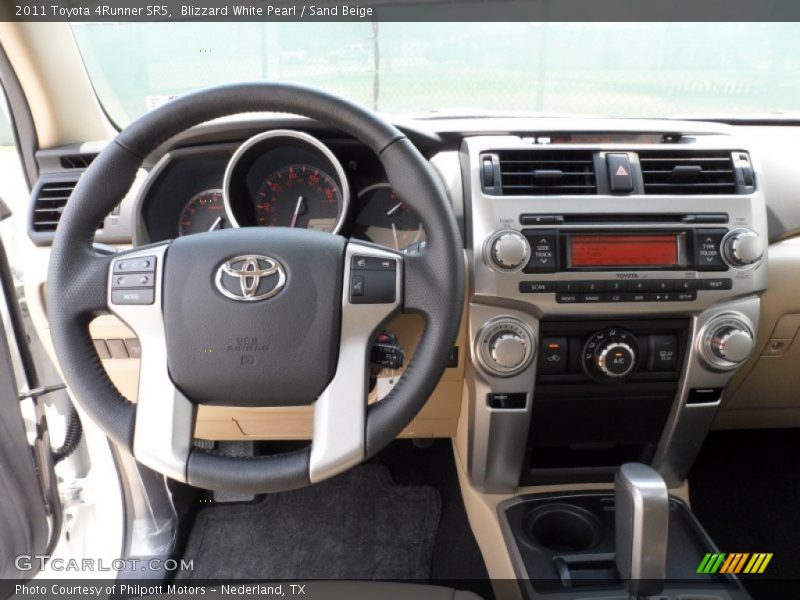 Blizzard White Pearl / Sand Beige 2011 Toyota 4Runner SR5