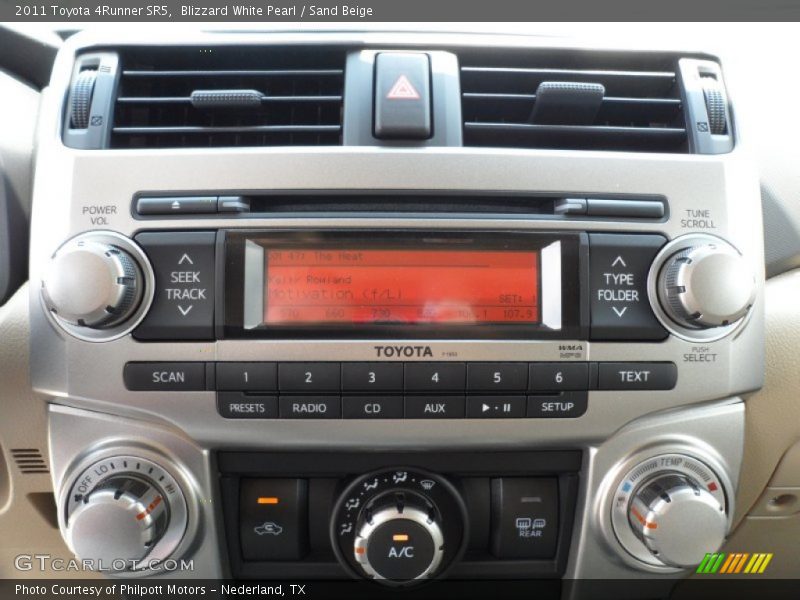 Blizzard White Pearl / Sand Beige 2011 Toyota 4Runner SR5
