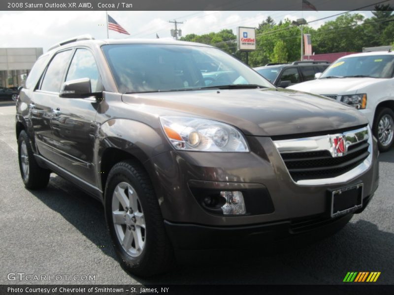 Cocoa / Tan 2008 Saturn Outlook XR AWD