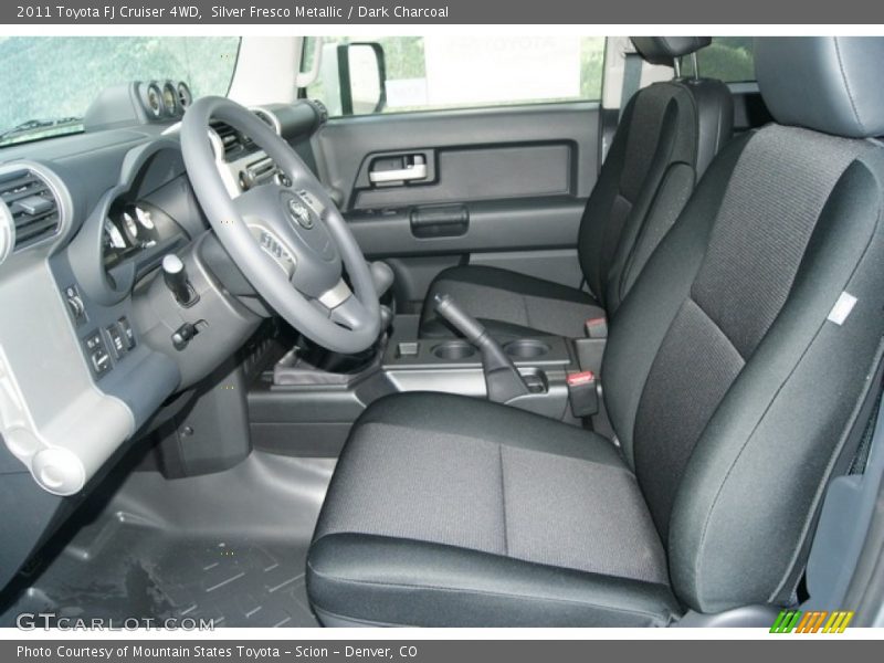 Silver Fresco Metallic / Dark Charcoal 2011 Toyota FJ Cruiser 4WD
