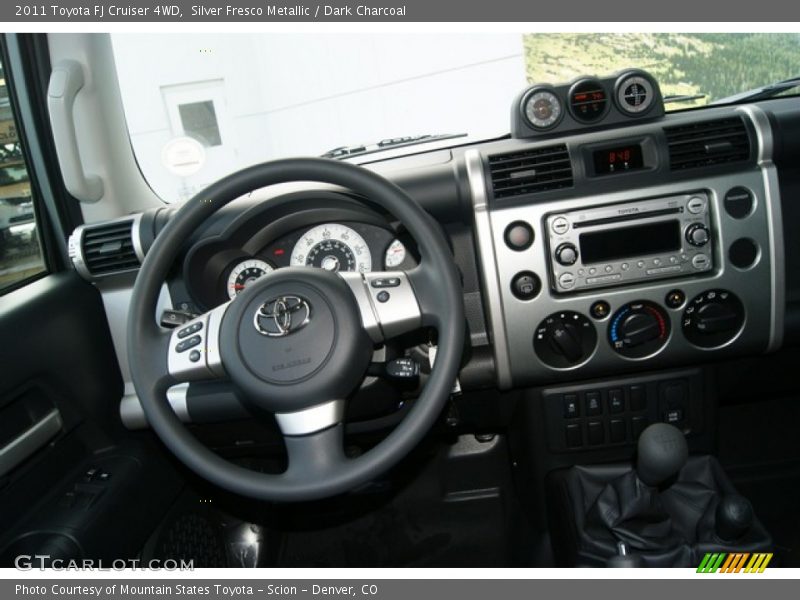 Silver Fresco Metallic / Dark Charcoal 2011 Toyota FJ Cruiser 4WD