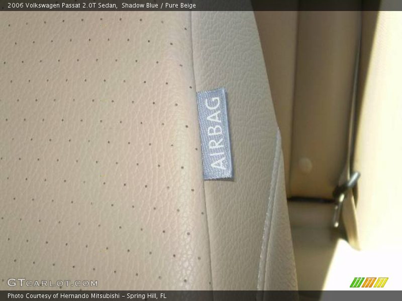 Shadow Blue / Pure Beige 2006 Volkswagen Passat 2.0T Sedan