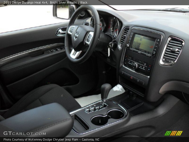 Bright Silver Metallic / Black 2011 Dodge Durango Heat 4x4