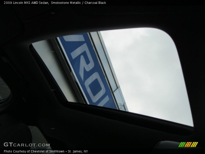 Smokestone Metallic / Charcoal Black 2009 Lincoln MKS AWD Sedan