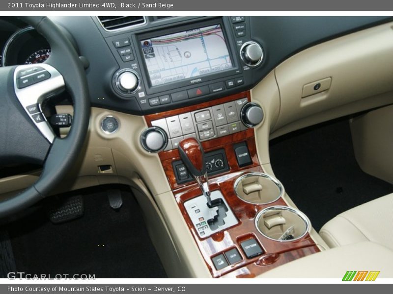 Black / Sand Beige 2011 Toyota Highlander Limited 4WD