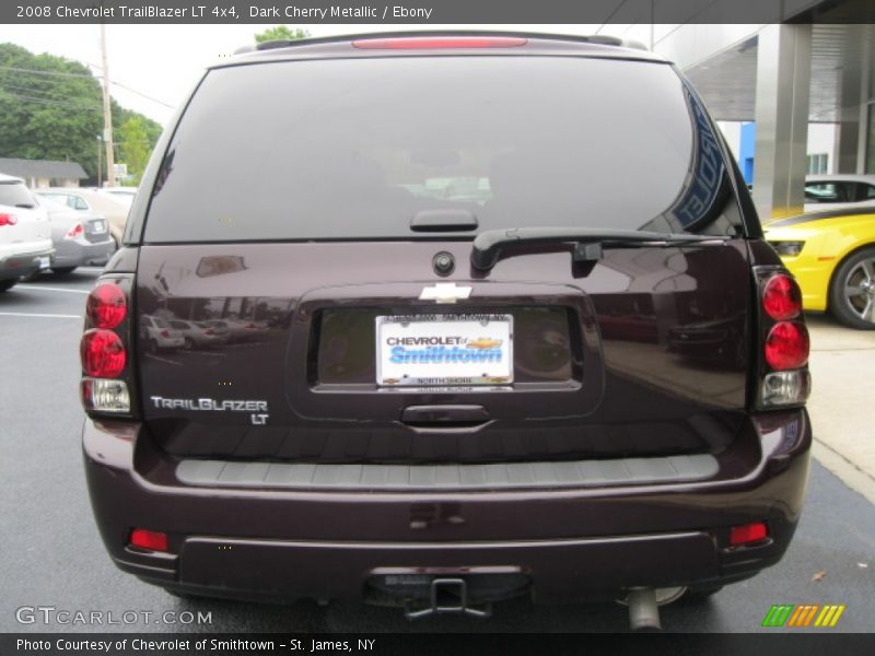 Dark Cherry Metallic / Ebony 2008 Chevrolet TrailBlazer LT 4x4