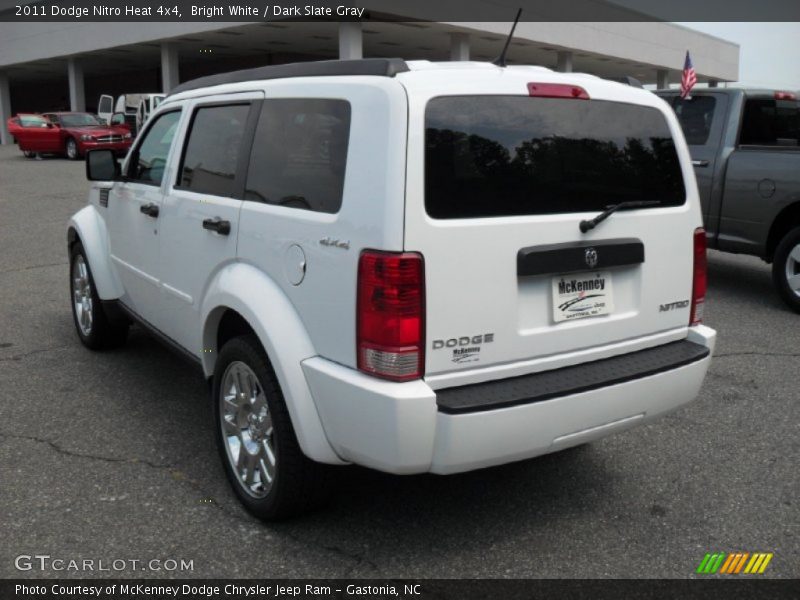 Bright White / Dark Slate Gray 2011 Dodge Nitro Heat 4x4