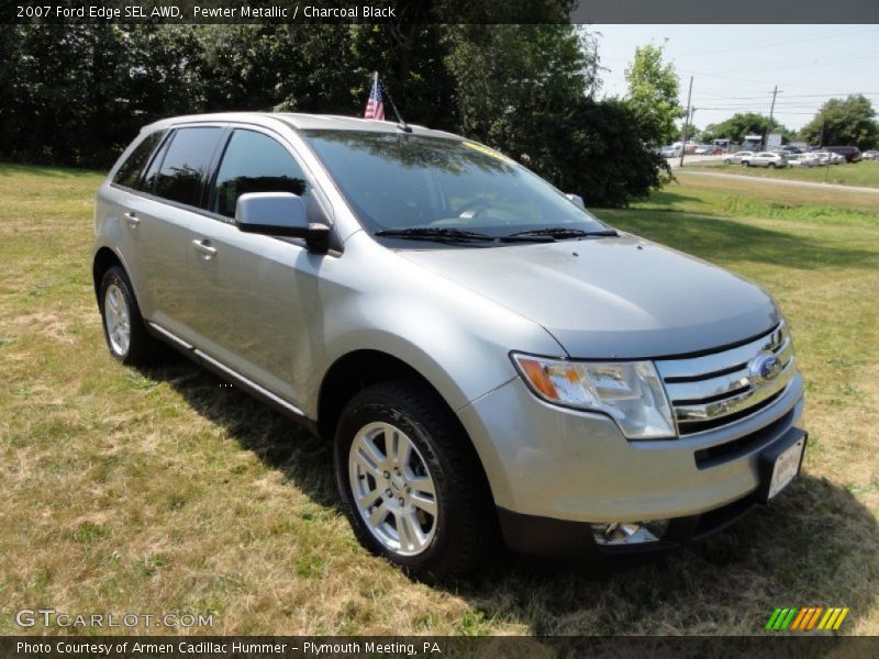 Pewter Metallic / Charcoal Black 2007 Ford Edge SEL AWD