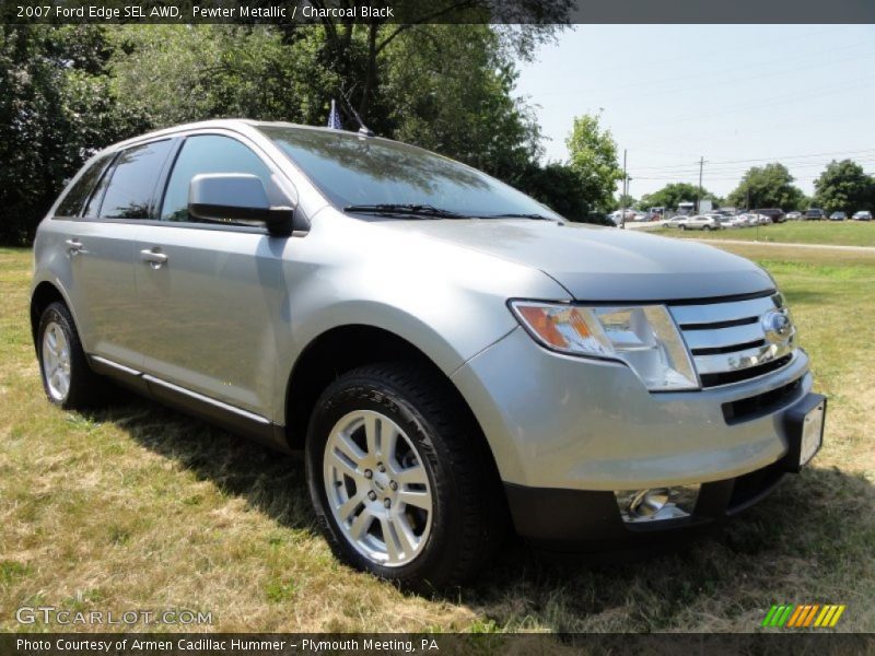 Pewter Metallic / Charcoal Black 2007 Ford Edge SEL AWD