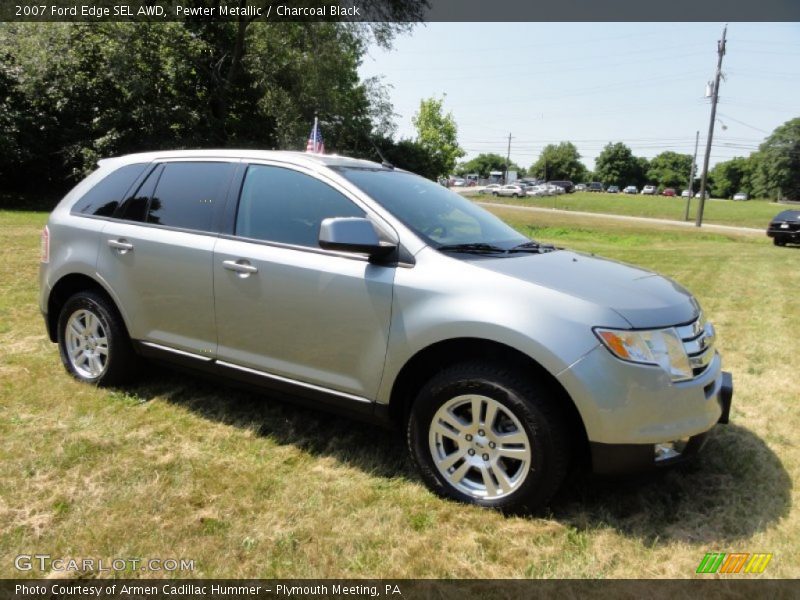 Pewter Metallic / Charcoal Black 2007 Ford Edge SEL AWD