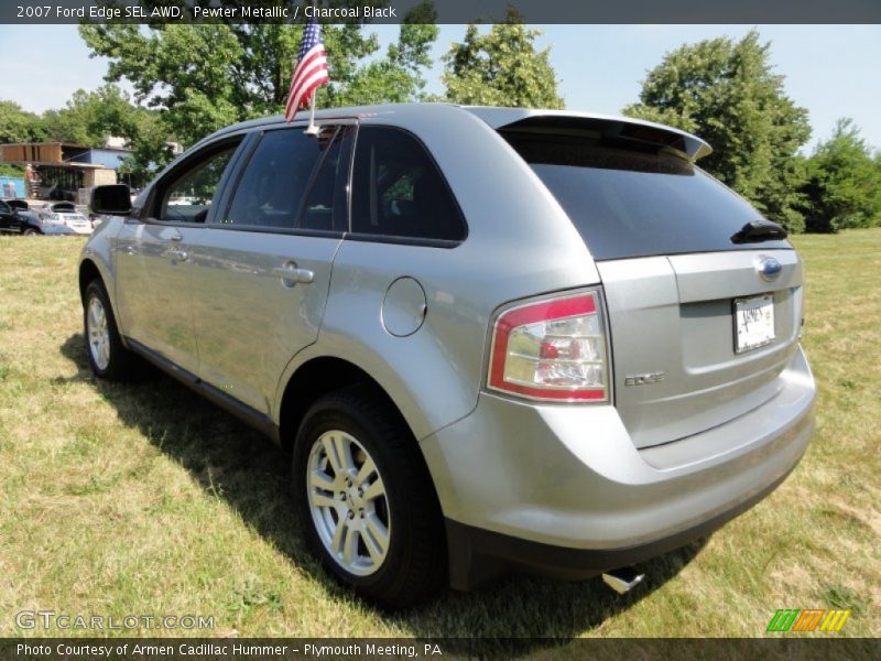 Pewter Metallic / Charcoal Black 2007 Ford Edge SEL AWD