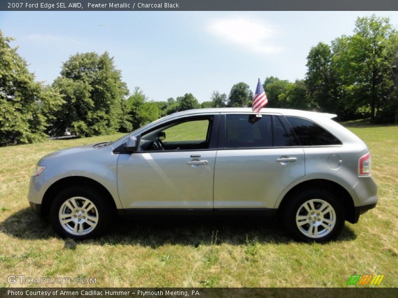 Pewter Metallic / Charcoal Black 2007 Ford Edge SEL AWD