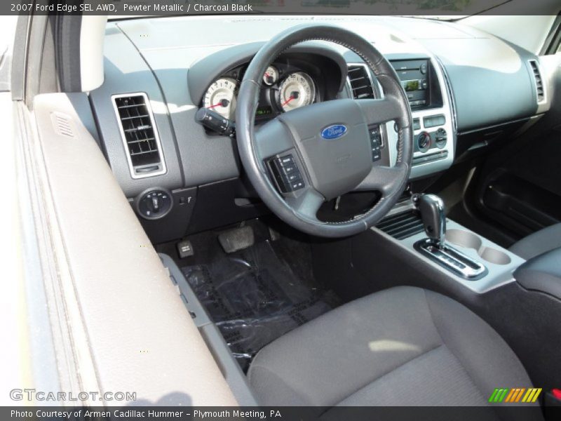 Pewter Metallic / Charcoal Black 2007 Ford Edge SEL AWD
