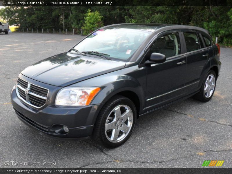 Steel Blue Metallic / Pastel Slate Gray 2007 Dodge Caliber R/T