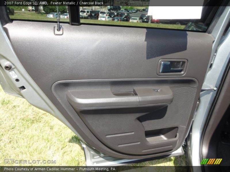 Pewter Metallic / Charcoal Black 2007 Ford Edge SEL AWD