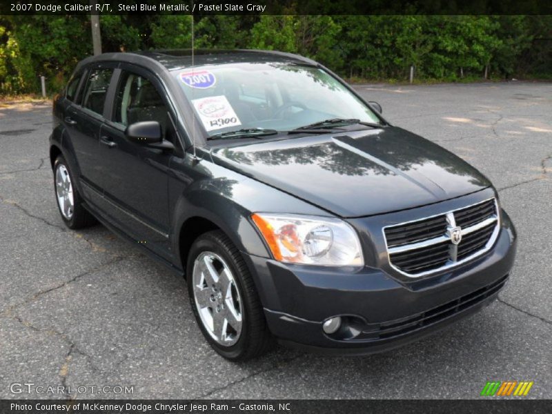 Steel Blue Metallic / Pastel Slate Gray 2007 Dodge Caliber R/T