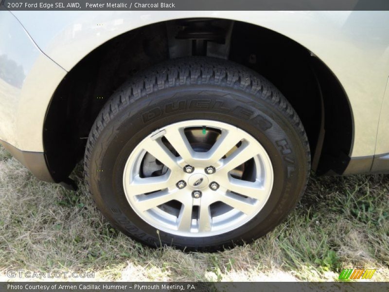 Pewter Metallic / Charcoal Black 2007 Ford Edge SEL AWD