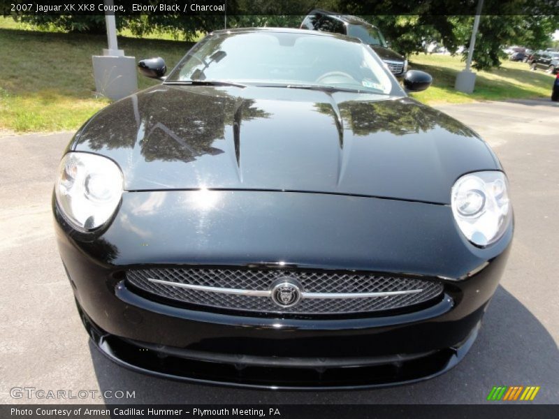 Ebony Black / Charcoal 2007 Jaguar XK XK8 Coupe
