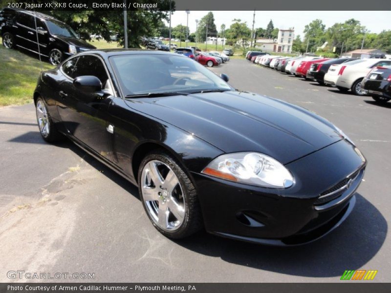 Ebony Black / Charcoal 2007 Jaguar XK XK8 Coupe