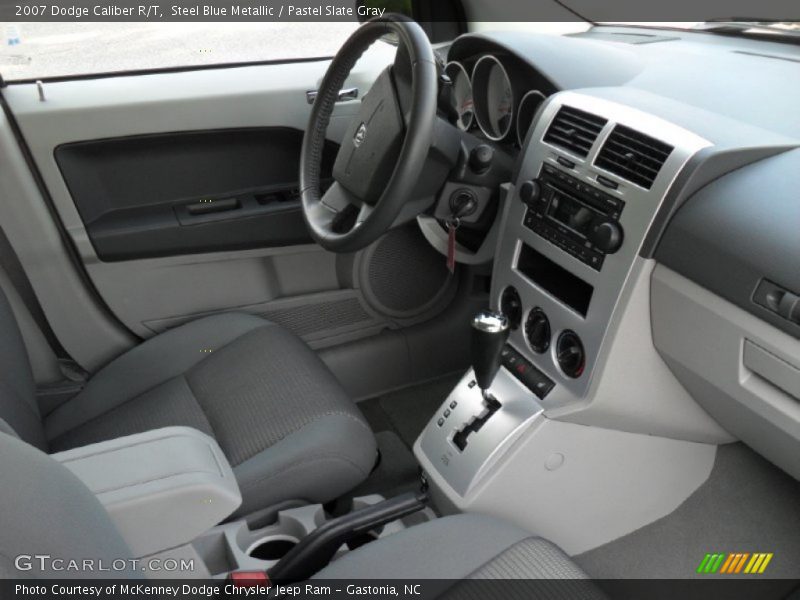 Steel Blue Metallic / Pastel Slate Gray 2007 Dodge Caliber R/T