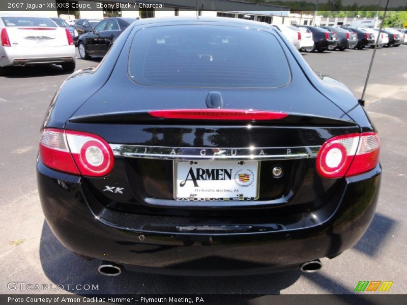 Ebony Black / Charcoal 2007 Jaguar XK XK8 Coupe