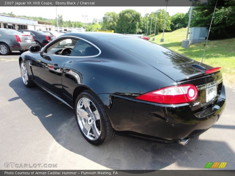 Ebony Black / Charcoal 2007 Jaguar XK XK8 Coupe