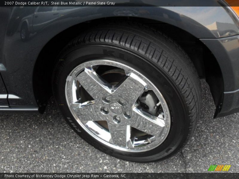 Steel Blue Metallic / Pastel Slate Gray 2007 Dodge Caliber R/T