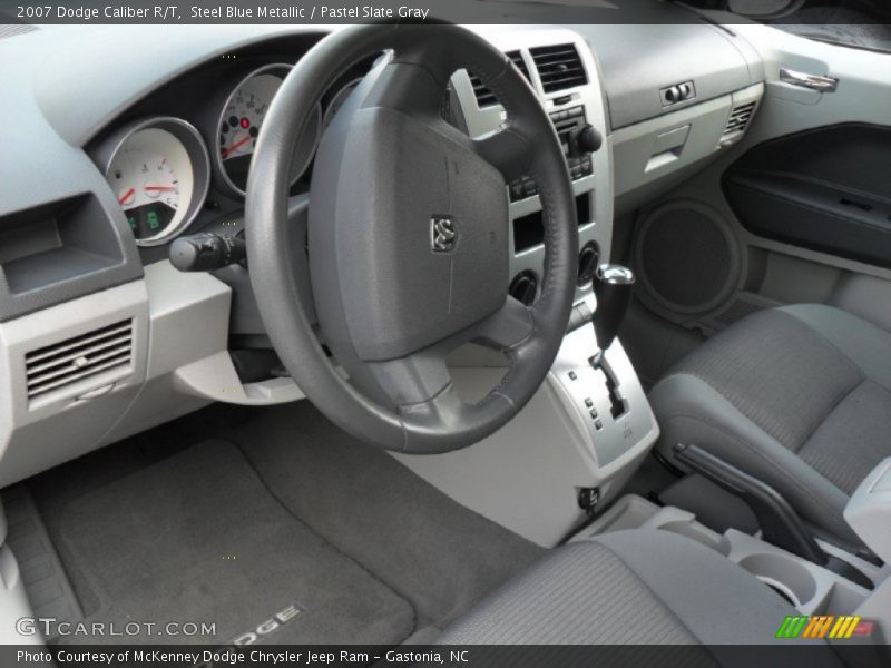 Steel Blue Metallic / Pastel Slate Gray 2007 Dodge Caliber R/T