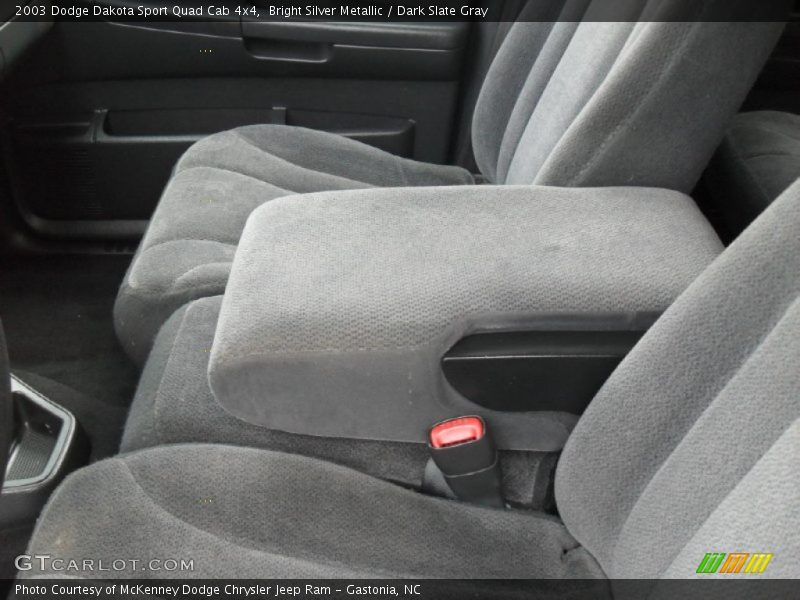 Bright Silver Metallic / Dark Slate Gray 2003 Dodge Dakota Sport Quad Cab 4x4