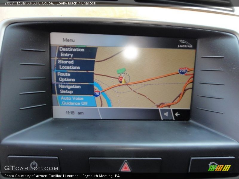 Navigation of 2007 XK XK8 Coupe