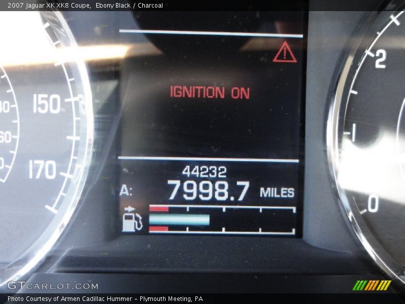 Ebony Black / Charcoal 2007 Jaguar XK XK8 Coupe
