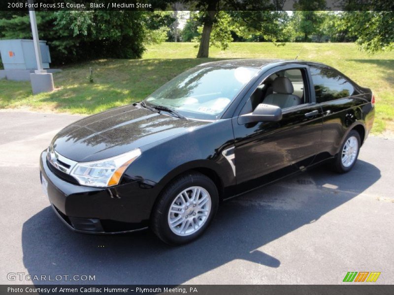Black / Medium Stone 2008 Ford Focus SE Coupe