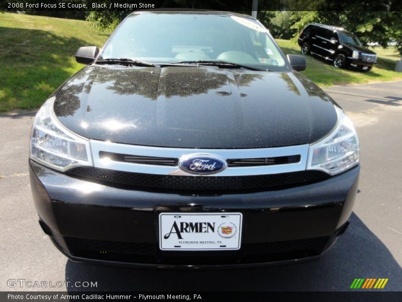 Black / Medium Stone 2008 Ford Focus SE Coupe