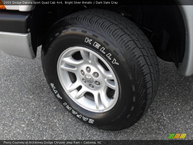  2003 Dakota Sport Quad Cab 4x4 Wheel